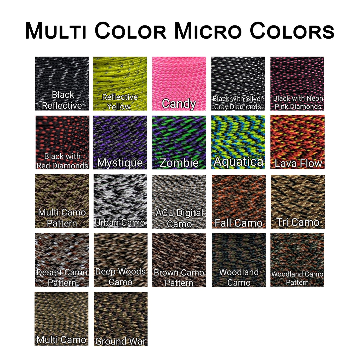 Custom 12 Strand Micro Cord Bow Sling