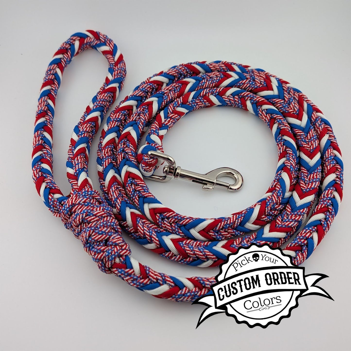 12 Strand Herringbone Paracord 6ft Leash