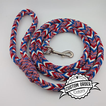 12 Strand Herringbone Paracord 6ft Leash