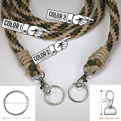 Custom 8 Strand Binocular Strap