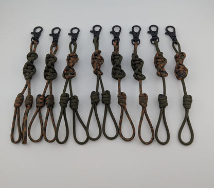 Call Lanyard Fishtail neck/Kumihimo braid bottom