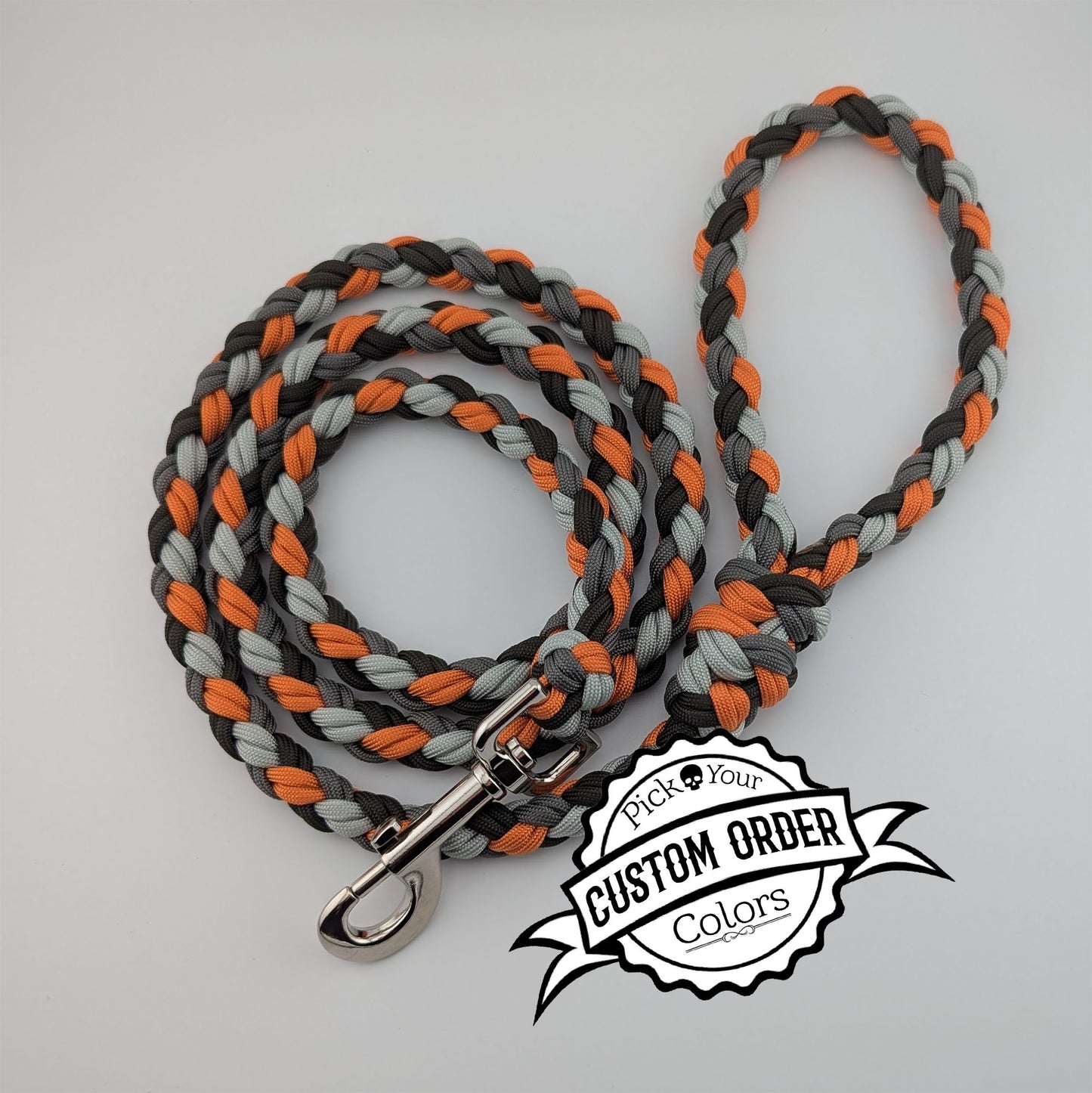 Double 4 Strand Braid Leash