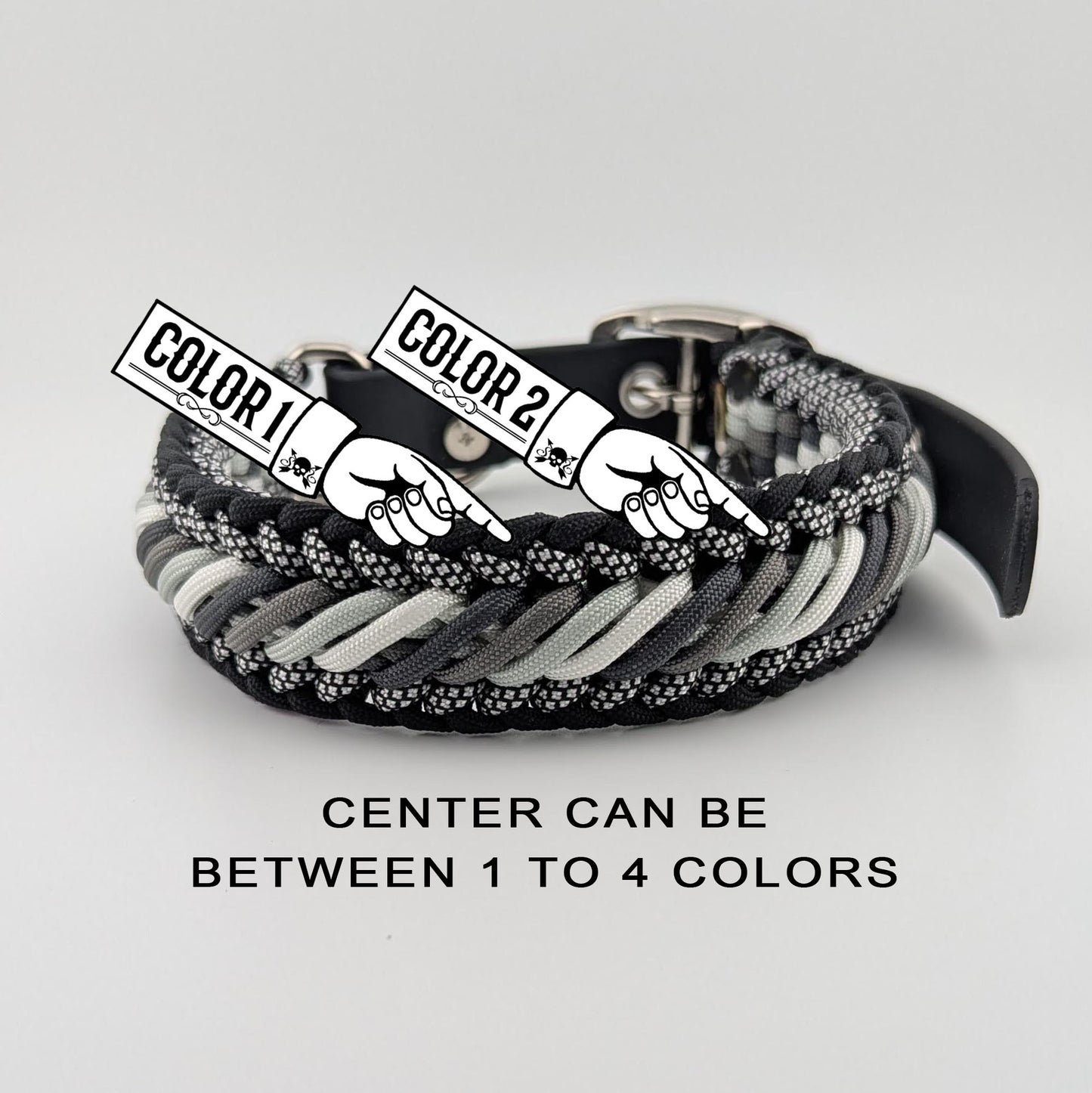 Adjustable Collar: Modified Slant Wrapped Endless Falls
