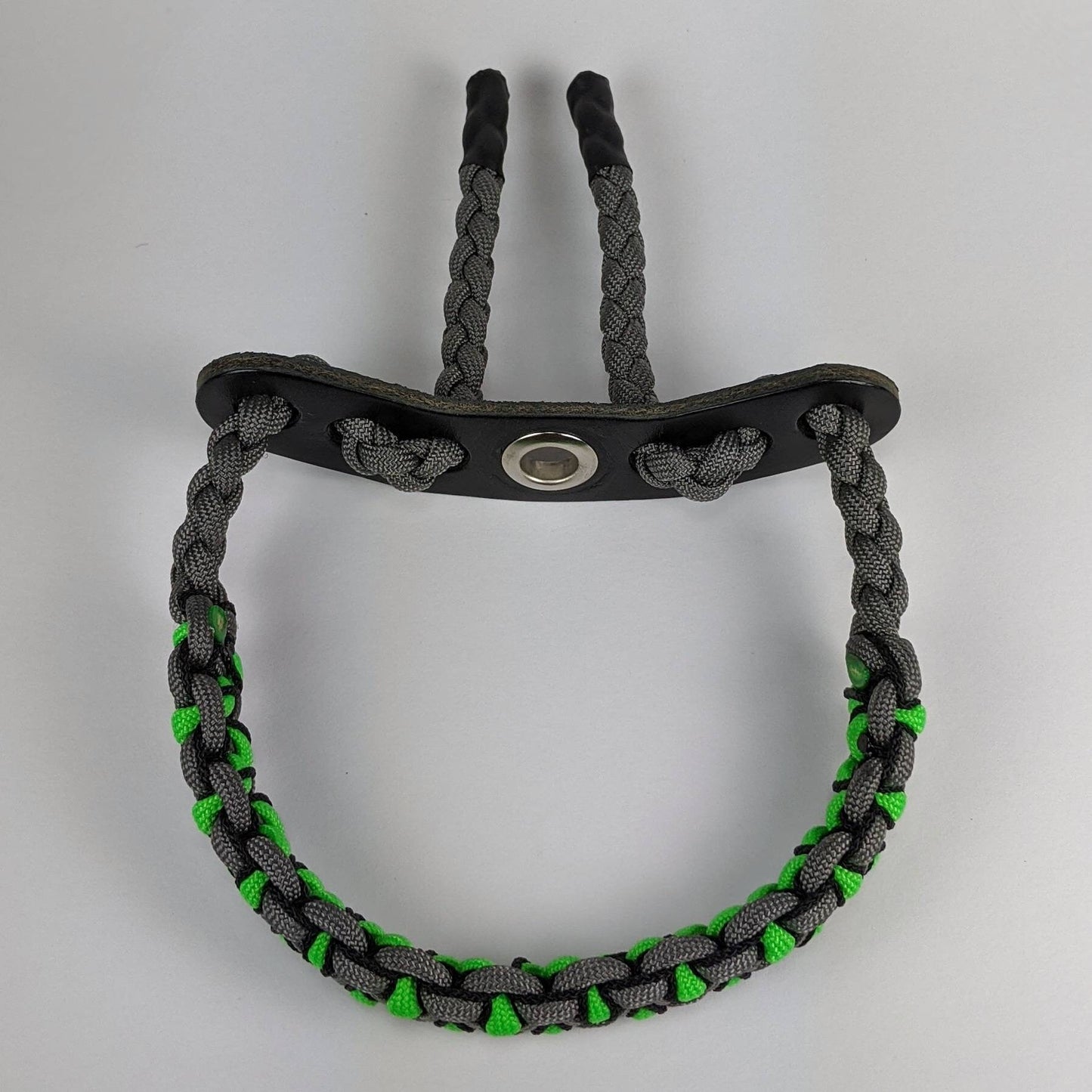 Pre-Made Stitched Solomon's Dragon Bow Sling ( Charcoal, Green and Black Micro)